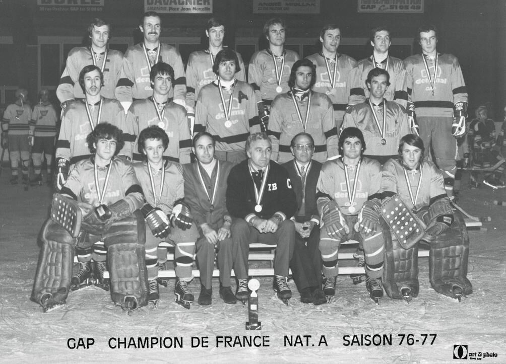 Gap - Champions de France 1976-1977