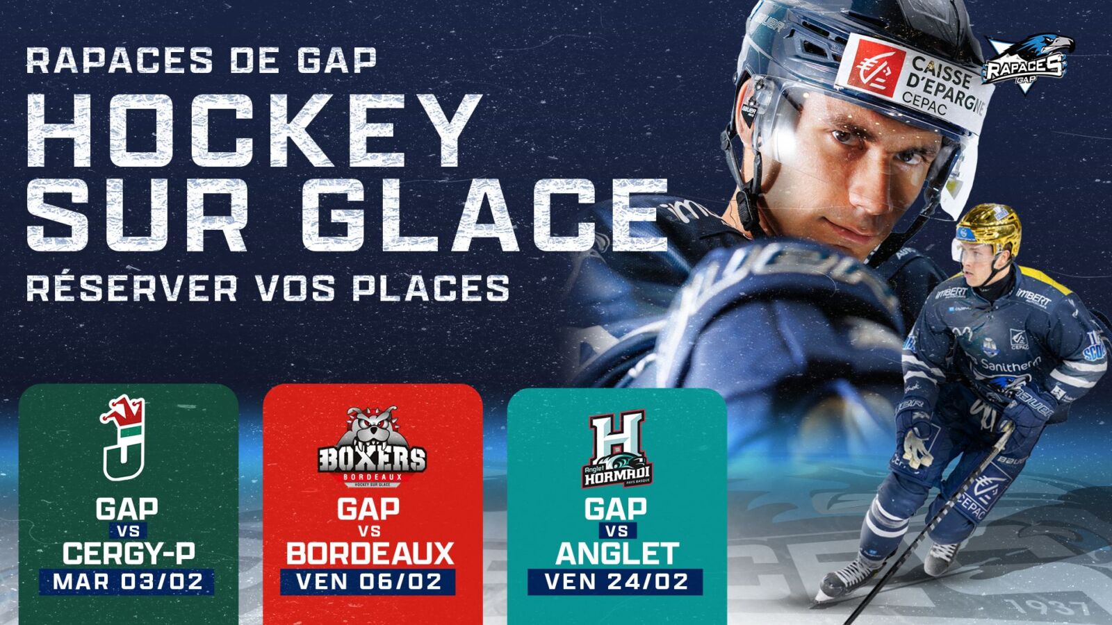 Matchs février 2026