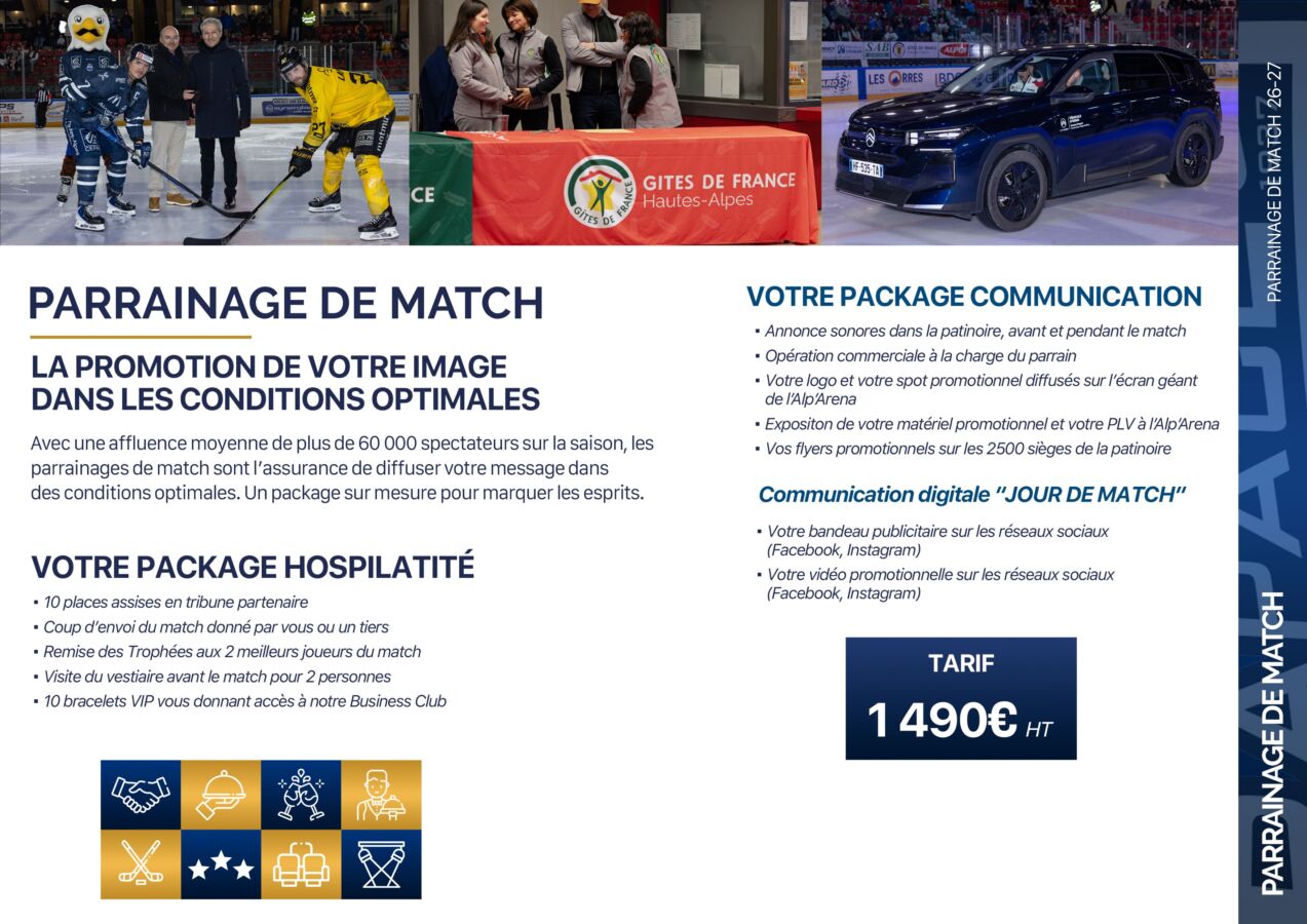 Plaquette commerciale - Rapaces de Gap